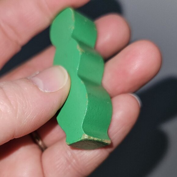 15 Wooden Toy People Figures Lot Railway Train Accessories Blue Green Red READ - Picture 3 of 11